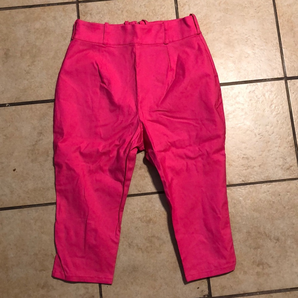 Deadly Dames by Micheline Pitt Pink Hot Pants